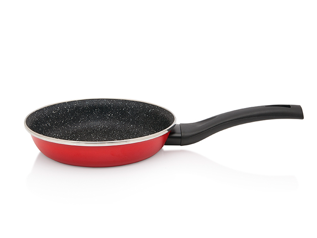 Tigaie 1l Granit Induction rosu Metalac email/20cm/1l