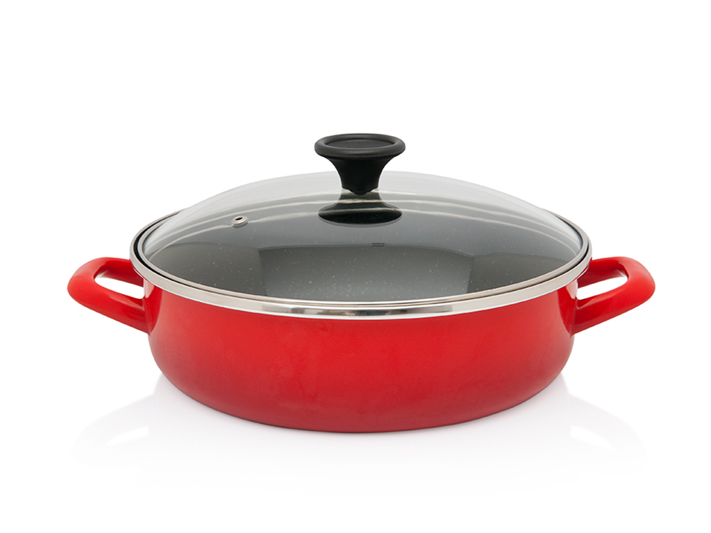 Tigaie antiaderenta 3.6l Granit Induction Metalac email/26cm/3.6l