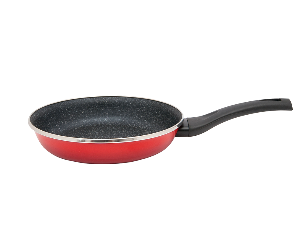 Tigaie 1.25l Granit Induction rosu Metalac email/22cm/1.25l