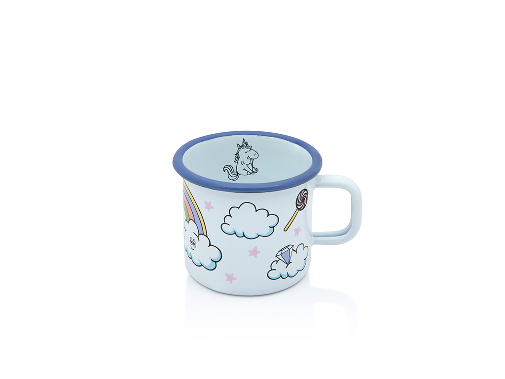 Cana 0.37l Unicorn Metalac email/8cm/0.37l