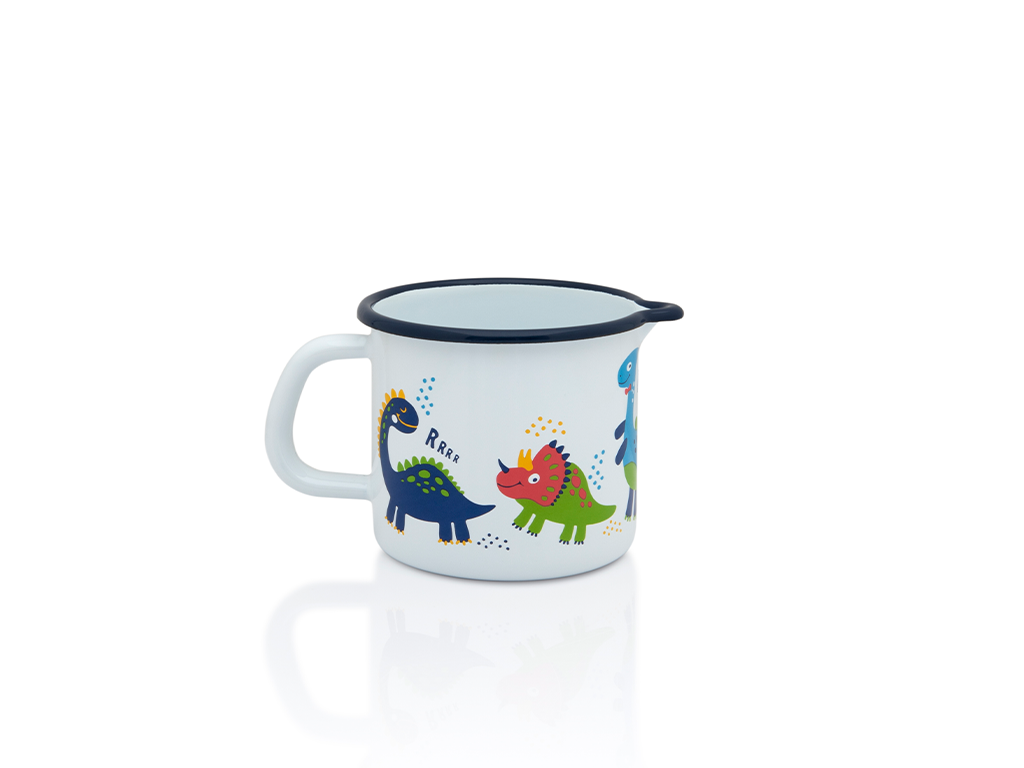 Cana 0.8l Dino Metalac email/10cm/0.8l