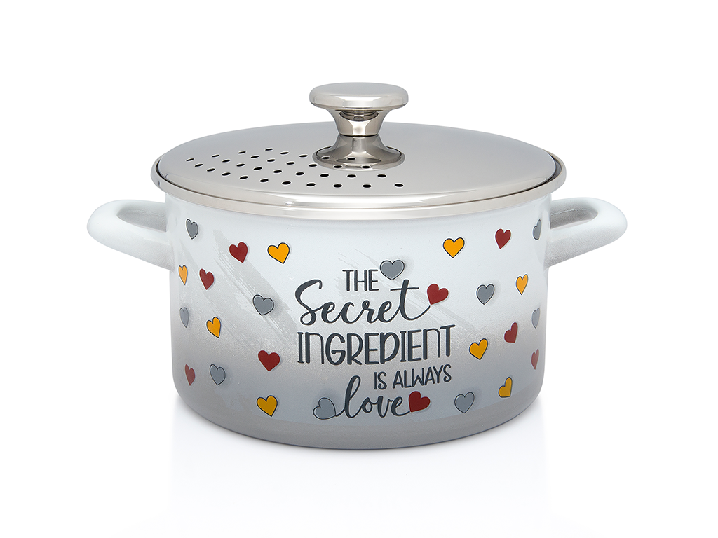 Oala 3.5l cu capac inox Secret Ingredient Metalacemail/20cm/3.5l
