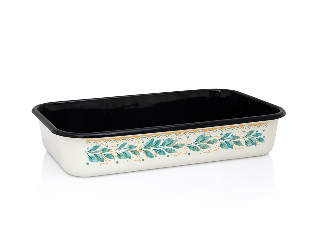 Tava 3.7l Green Line Metalac email/32cm/3.7l