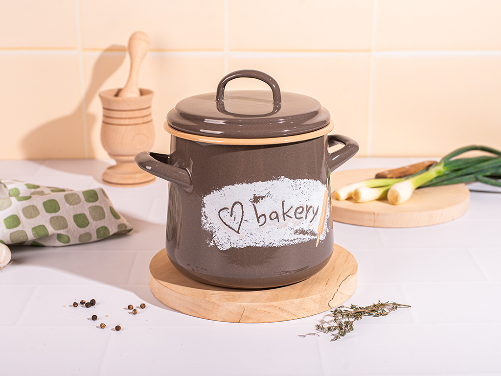 Oala clasica 2.3l Bakery Metalac email/14cm/2.3l