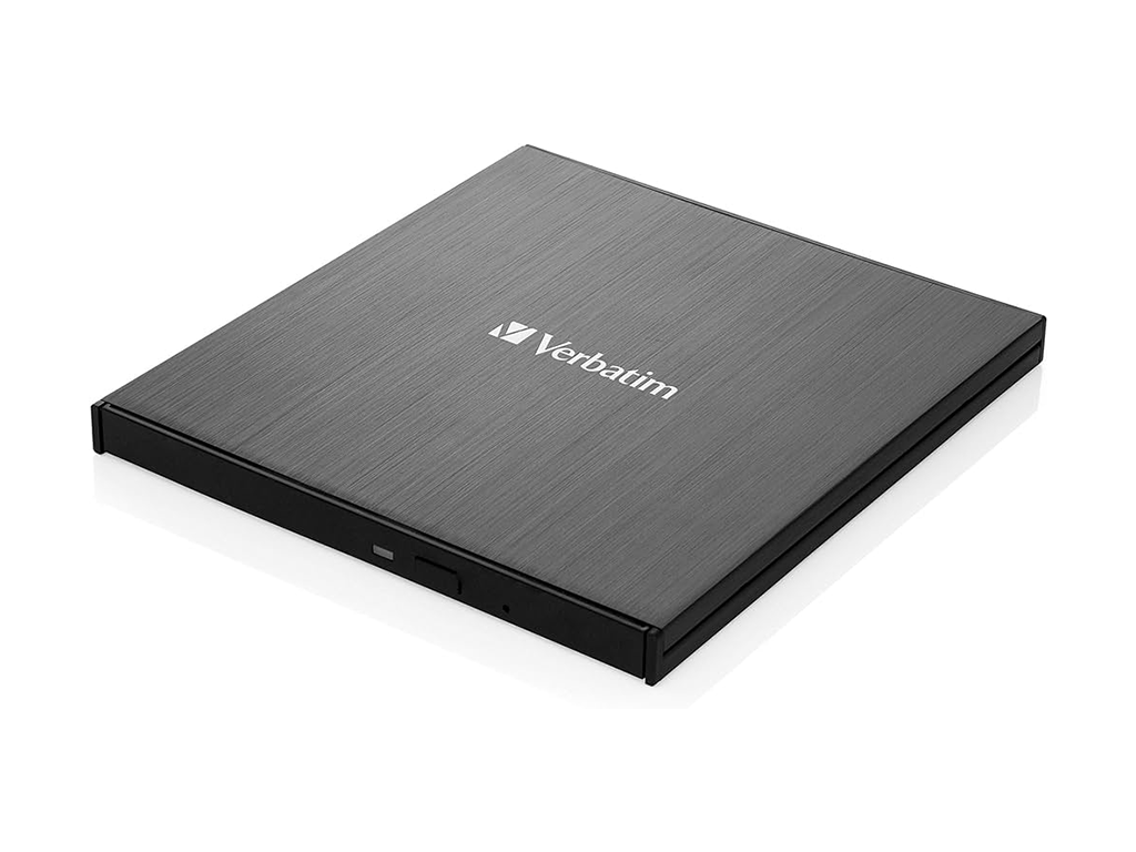 DVD-RW extern Verbatim Slimline USB3.2, USB-C, BK