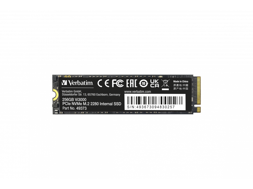 SSD Verbatim Vi3000 PCle NVMe 256GB M.2