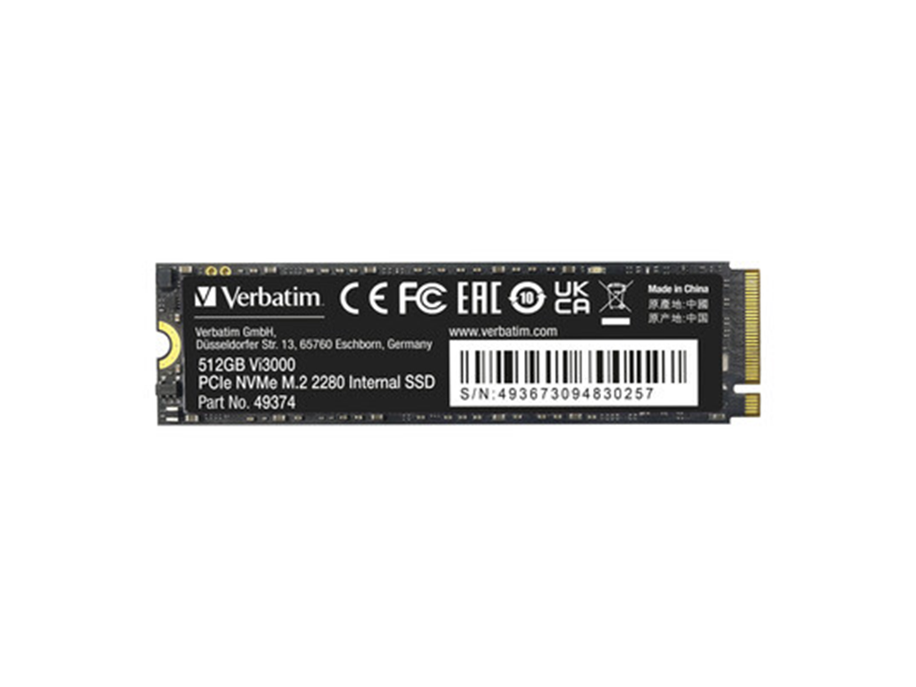 SSD Verbatim Vi3000 PCle NVMe 512GB M.2