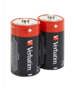 Baterii Verbatim, Alkaline, C, 2 buc, 49922