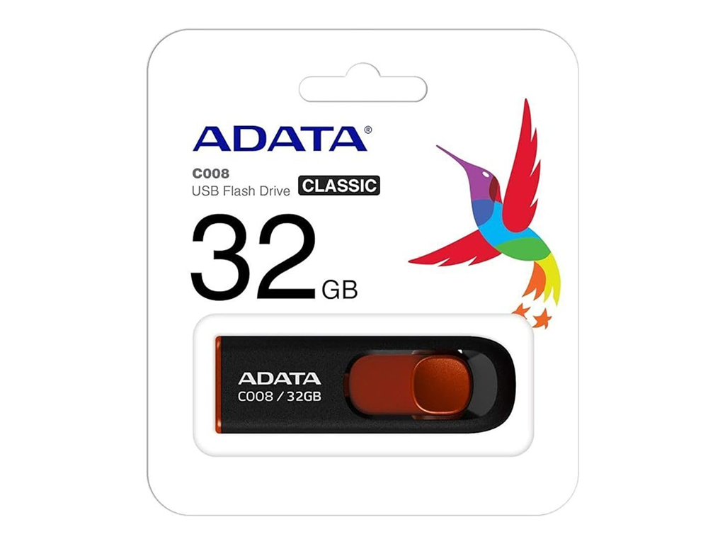 Memorie USB ADATA C008 32GB USB 2.0 Rosu/Negru