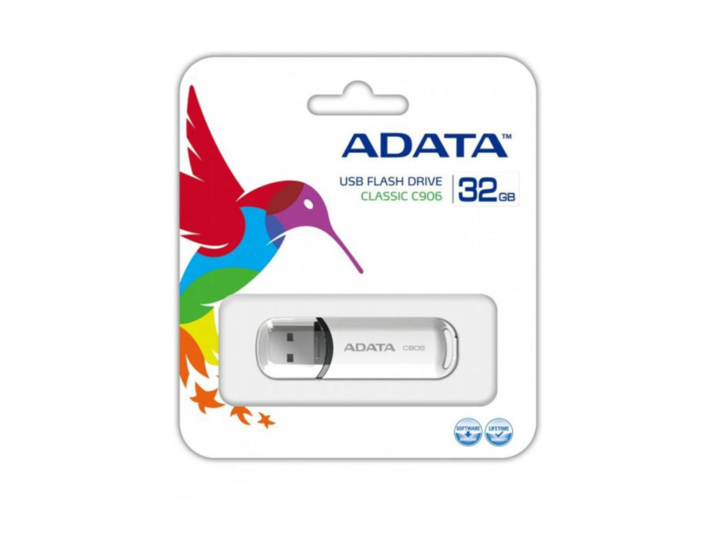 Memorie USB ADATA C906 32GB USB 2.0 Alb