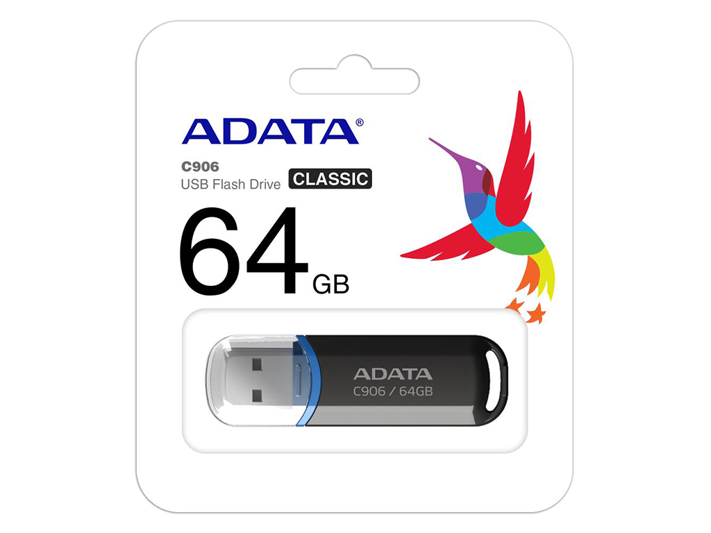 Memorie USB Adata C906, 64G, Negru