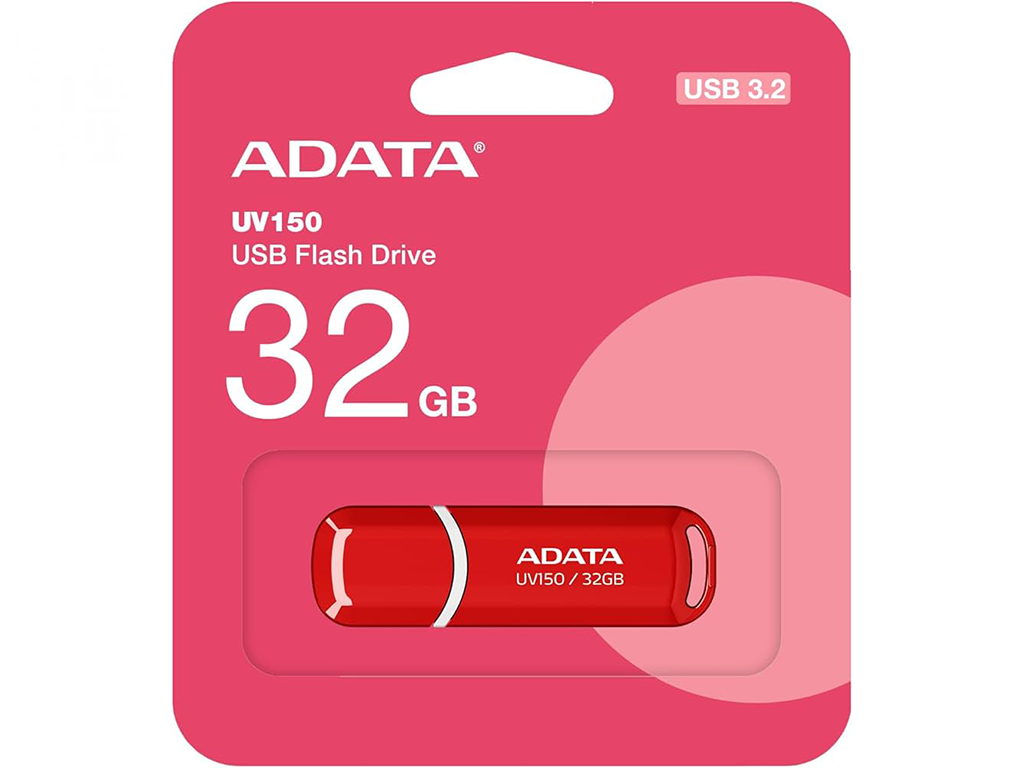 Memorie USB Adata UV150, 32G, USB 3.0, Rosu