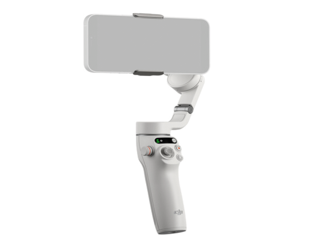 Sistem de stabilizare DJI OM 6, Platinum Gray3 axe, autonomie 6h, trepied inclus,