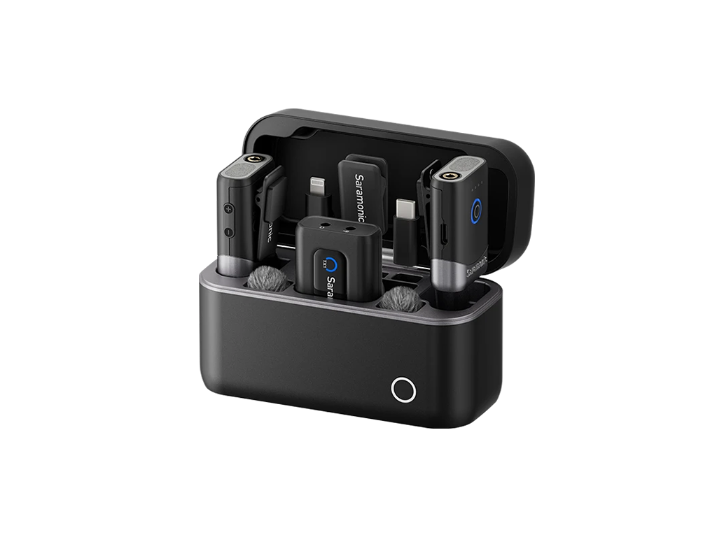 Kit lavaliere wireless Saramonic Mix, 2TX-1RX2.4GHz