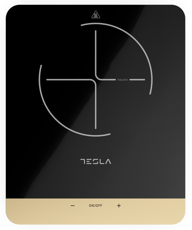 Plita portabila cu inductie Tesla IC401B, 2000W25x25cm, 8 niveluri putere, Negru
