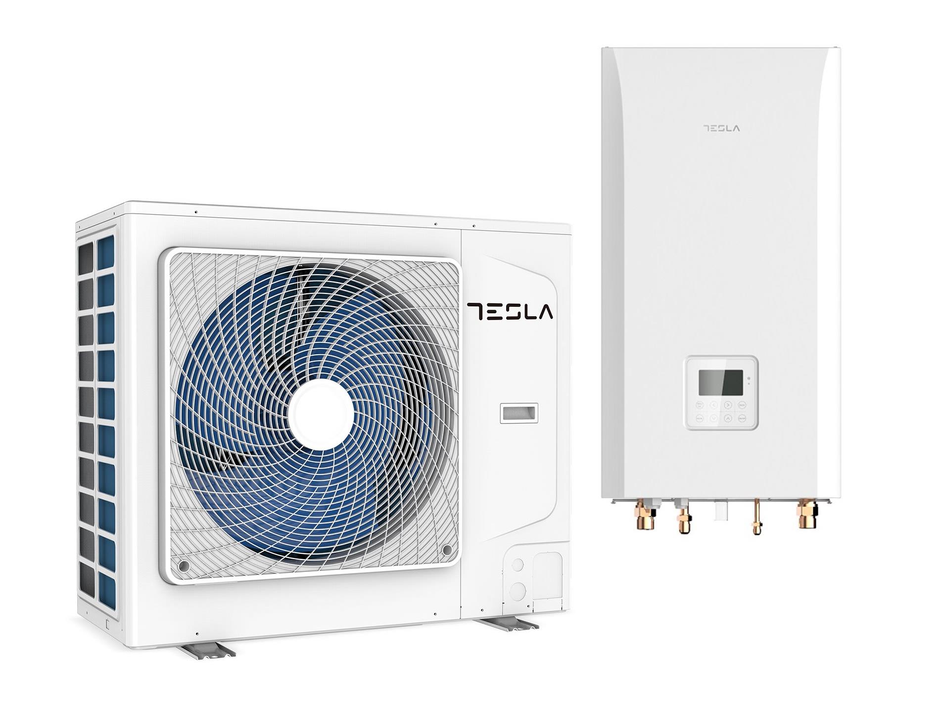 Pompa de caldura aer-apa split Tesla TATP-16HMDA316kW, A+++/A++, 3kW back-up heater, Wi-Fi, 400V