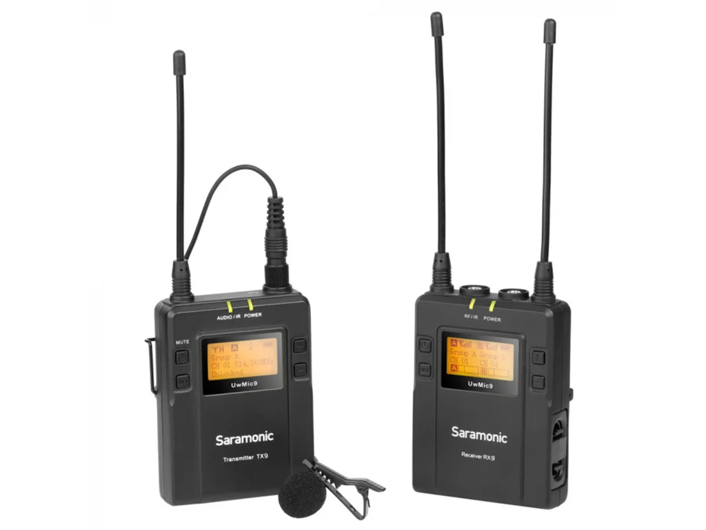Set microfon wireless Saramonic UwMic9 Kit1Lavaliera Omni, 5114-596MHz, up to 8 mic.