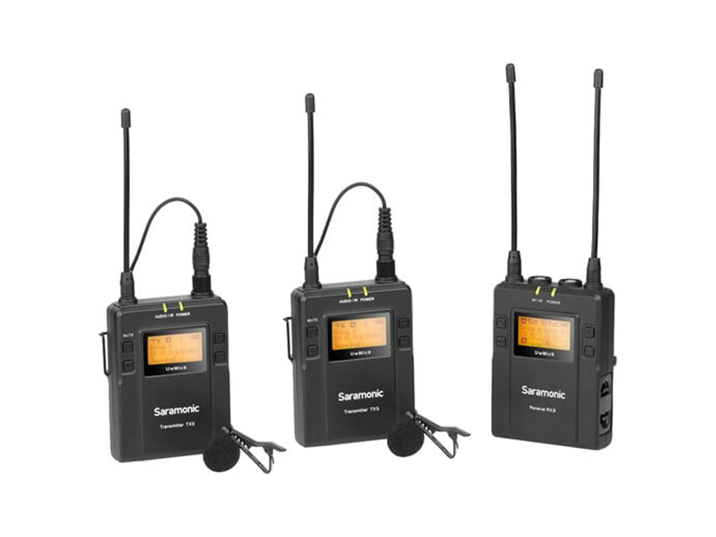 Set microfon wireless Saramonic UwMic9 Kit2RX9+2TX9