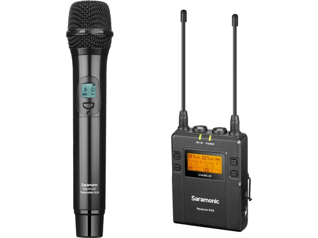 Set microfon wireless Saramonic UwMic9 Kit4Microfon HU9, Negru