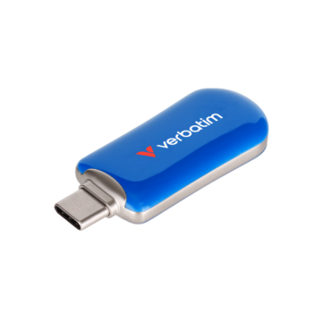 USB Flash Drive Verbatim, Plectra, 64GB, USB-C, BLUSB 3.2 Gen 1