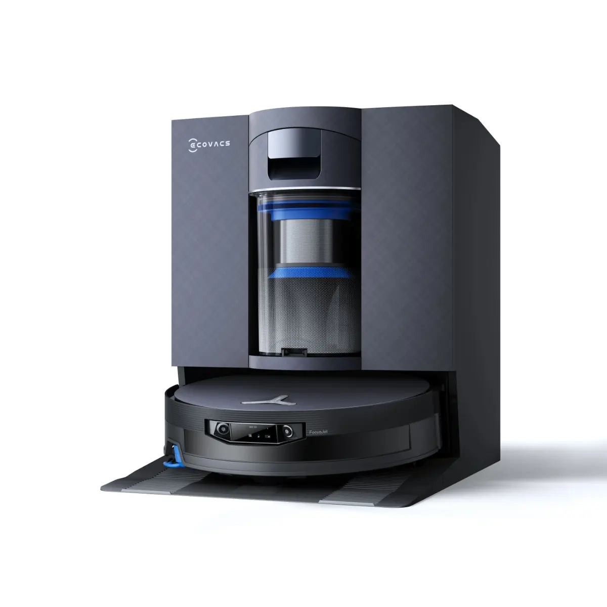aspirator robot deebot x12 omnicyclone ecovacs22000pa, truedge 3.0, focusjet, ozmo roller 3.0