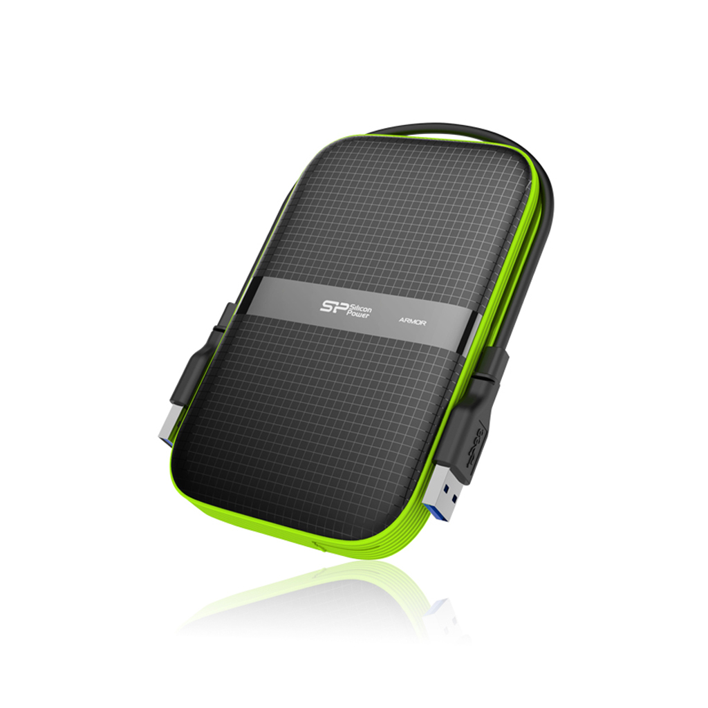 HDD Portabil SP Armor A60 1TB USB 3.2 NEGRUhockproof/Water-resistant USB 3.0 negru
