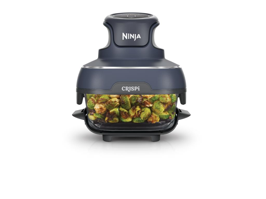 Friteuza portabila Ninja CRISPi 4-in-1, 1.4L+3.8L2x recipiente sticla, gri