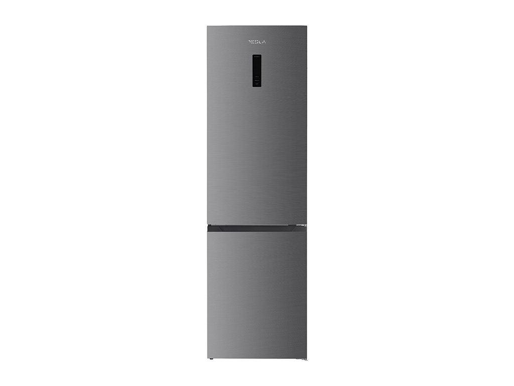 Combina frigorifica TESLA RC3800FHXC, 377L, C,No Frost, Inox